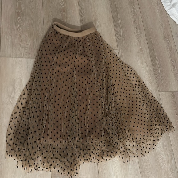 Mesh Tulle Polka Dot Skirt - Picture 3 of 4